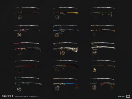 Ghost of Tsushima Swords