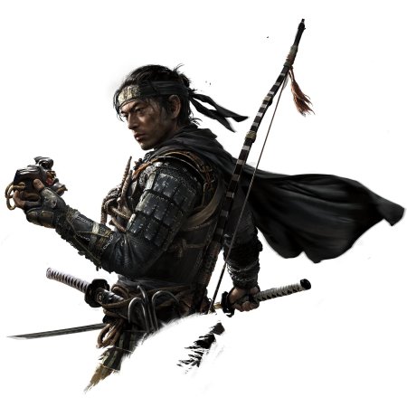 Отображение маски в катсцене Ghost of Tsushima