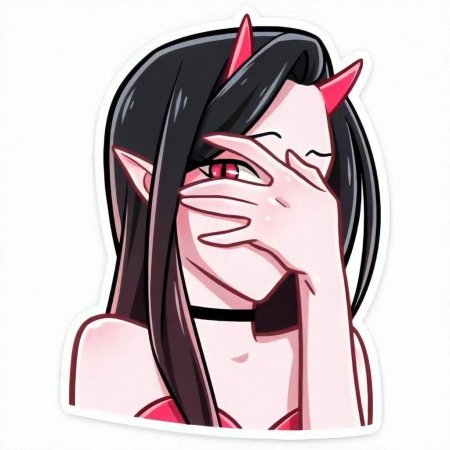 Стикеры дьяволица ник Толабов