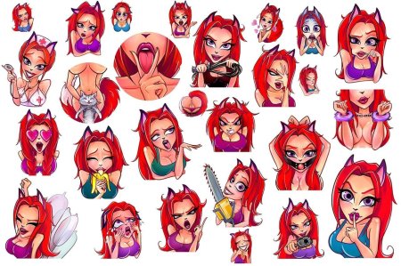 Дьяволица Стикеры