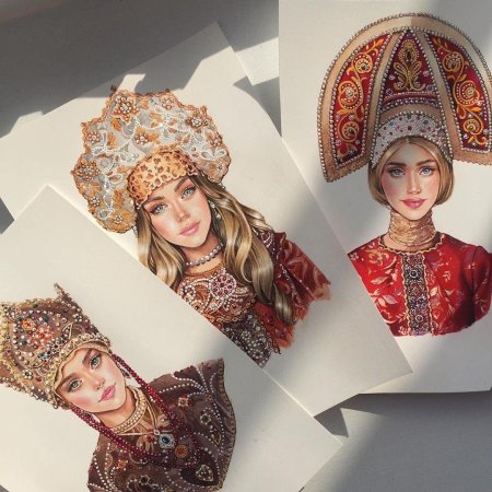 Кокошники Ирины Пироговой