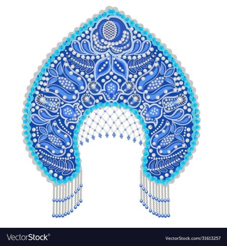 Кокошник вектор