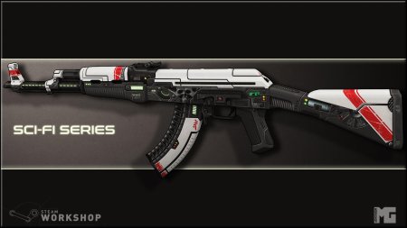 Футуристический автомат Калашникова