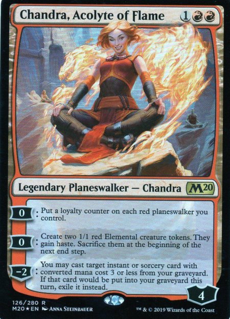 Чандра, служительница пламени МТГ