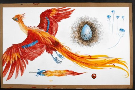 Птица феникс из гарри поттера