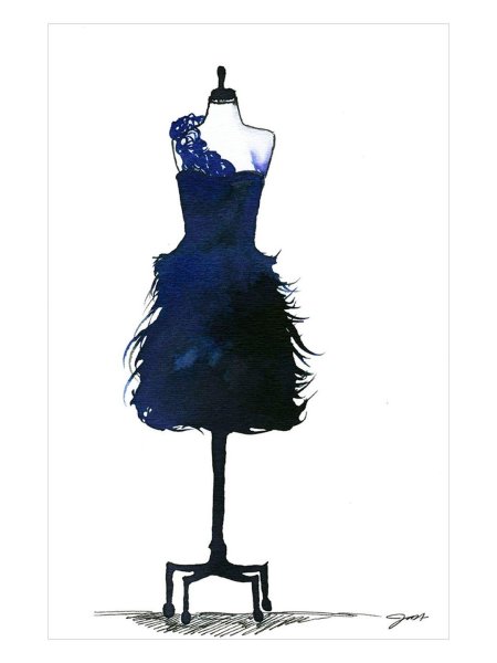 Платье на манекене