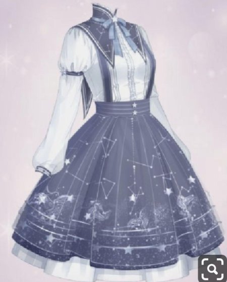 Платья в анимешном стиле