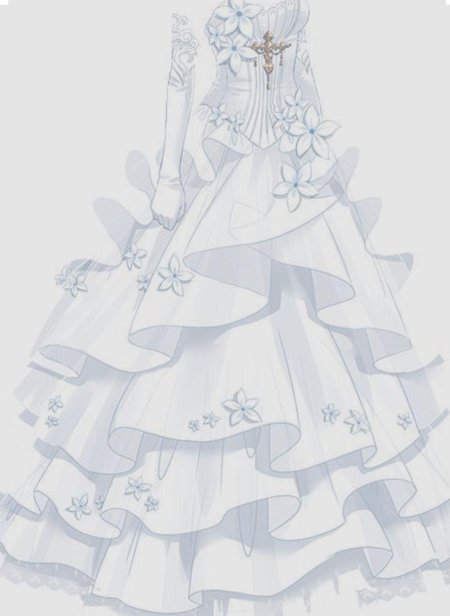 Аниме бальные платья