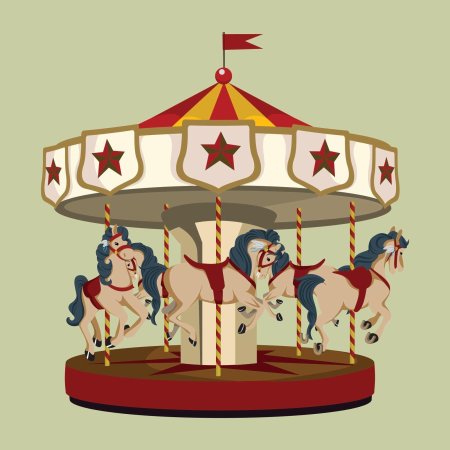 Карусель с лошадками
