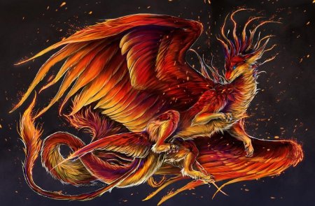 Сузаку дракон Феникс