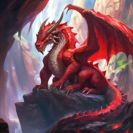 Красный дракончик