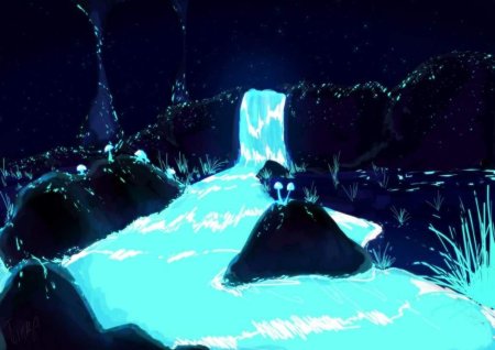 Андертейл водопадье мост