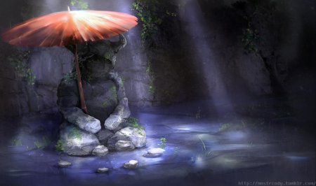 Undertale Водопадье статуя