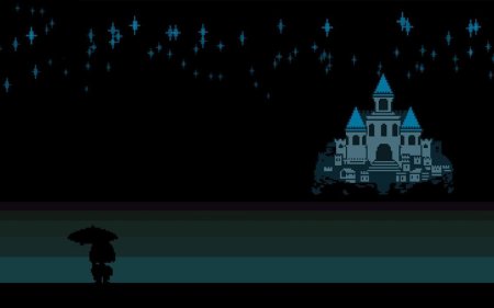 Водопадье Undertale скрин