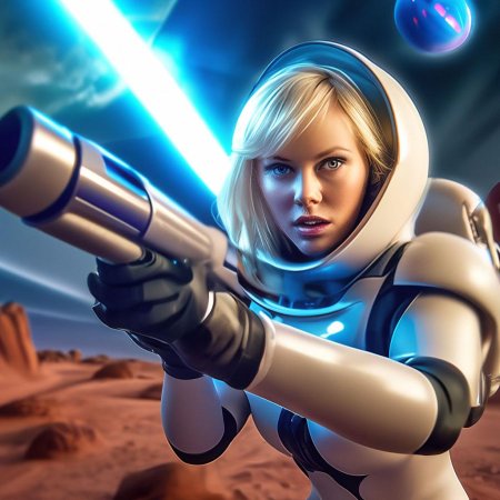 Красивая блондинка