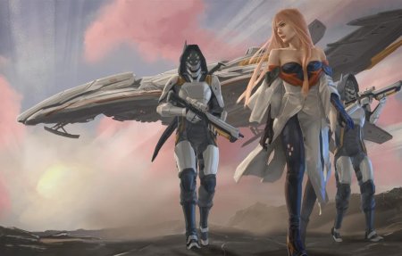 Космическая девушка