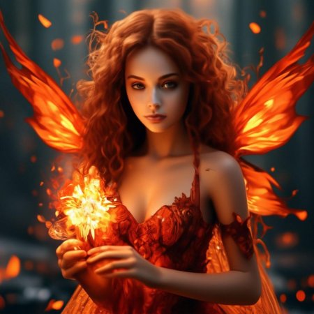 Стихия огня девушка