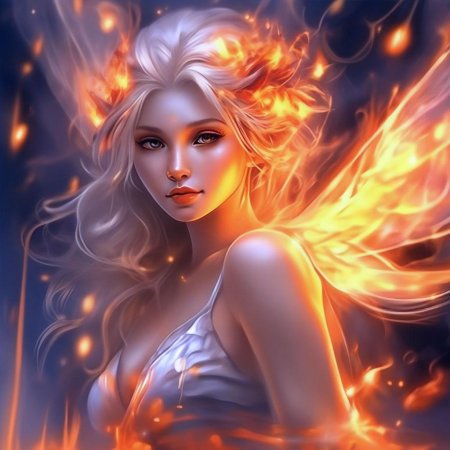 Девушка огонь