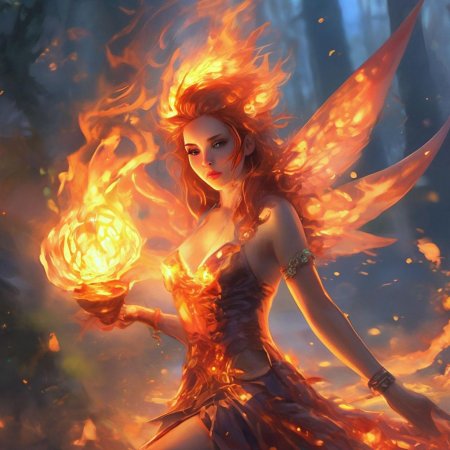 Стихия огня девушка