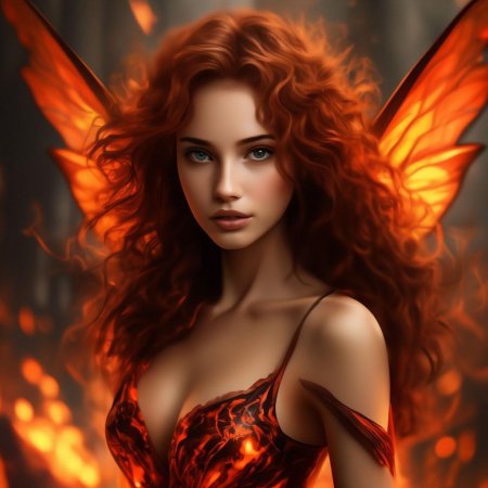 Девушка рыжая