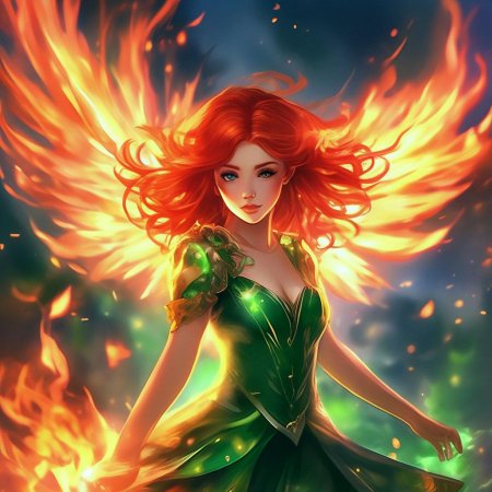 Огненная девушка
