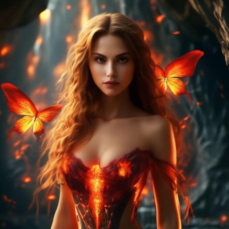 В красивом платье