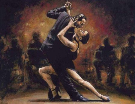 Танго аргентинский художник Фабиан Перез