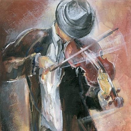 Елена Сотскова картины музыкант