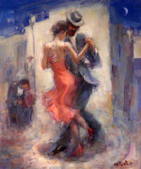 Художник Карлос Тавано танго