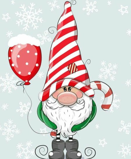 Новогодние гномики картинки