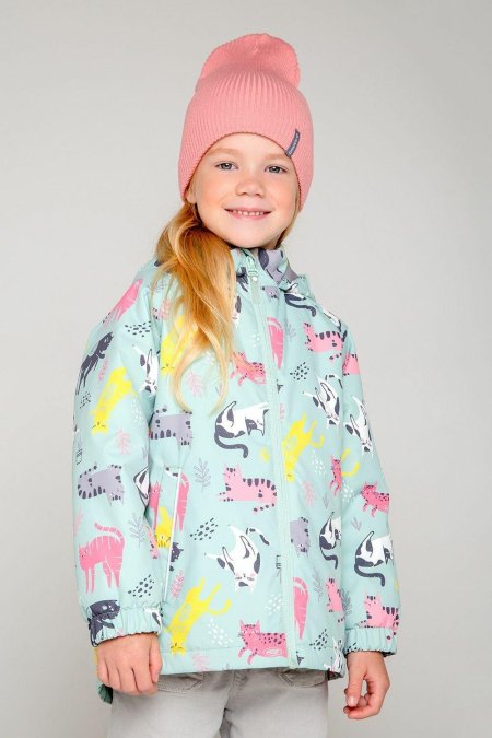 Куртка Крокид для девочки демисезонная розовая