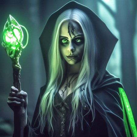 Девушка некромант арт