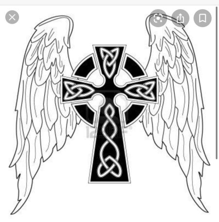 Кельтский крест тату эскизы