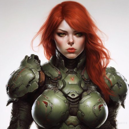 Нейросеть арты девушек