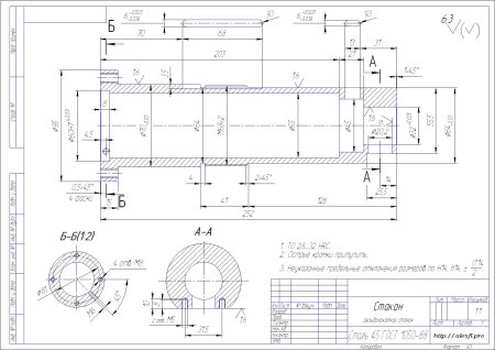 Машиностроительные чертежи деталей Машиностроительное черчение