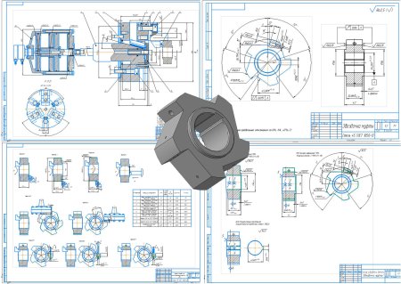 Кулачковая Полумуфта чертеж