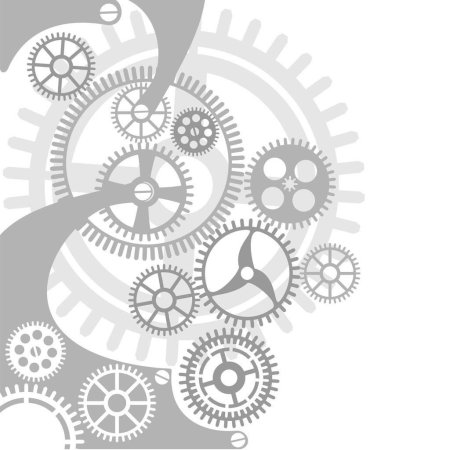 Стилизованная шестеренка