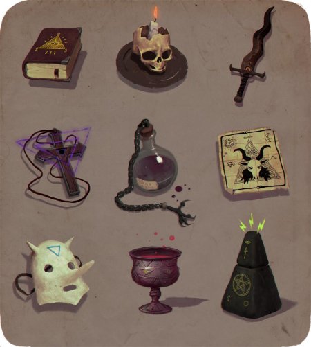 Инвентарь ДНД концепт арт