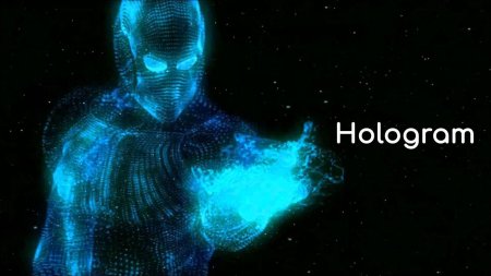 Голограмма человека интро