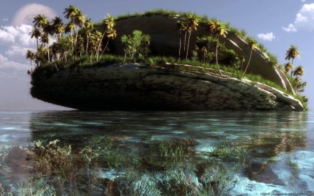 Таинственный остров необитаемый остров