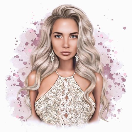 Девушка рисунок