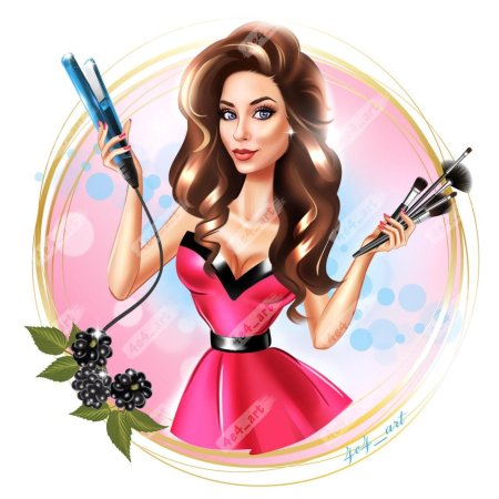 Парикмахер мультяшный