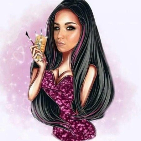 Шарж девушка