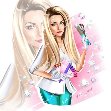 Модные иллюстрации девушек