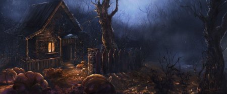 Ведьминская Хижина в лесу