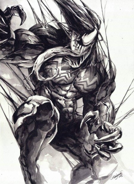 Тату Марвел Веном