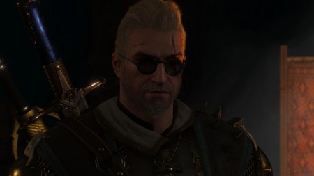Ведьмак 3 Геральт в очках профессора