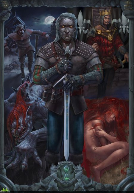 Книжный Ведьмак арт