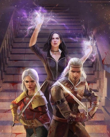 Йеннифер и Цири Ведьмак 3