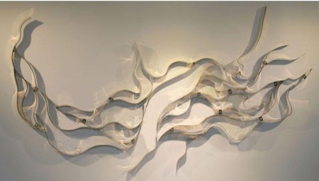 Абстрактный декор на стену из металла